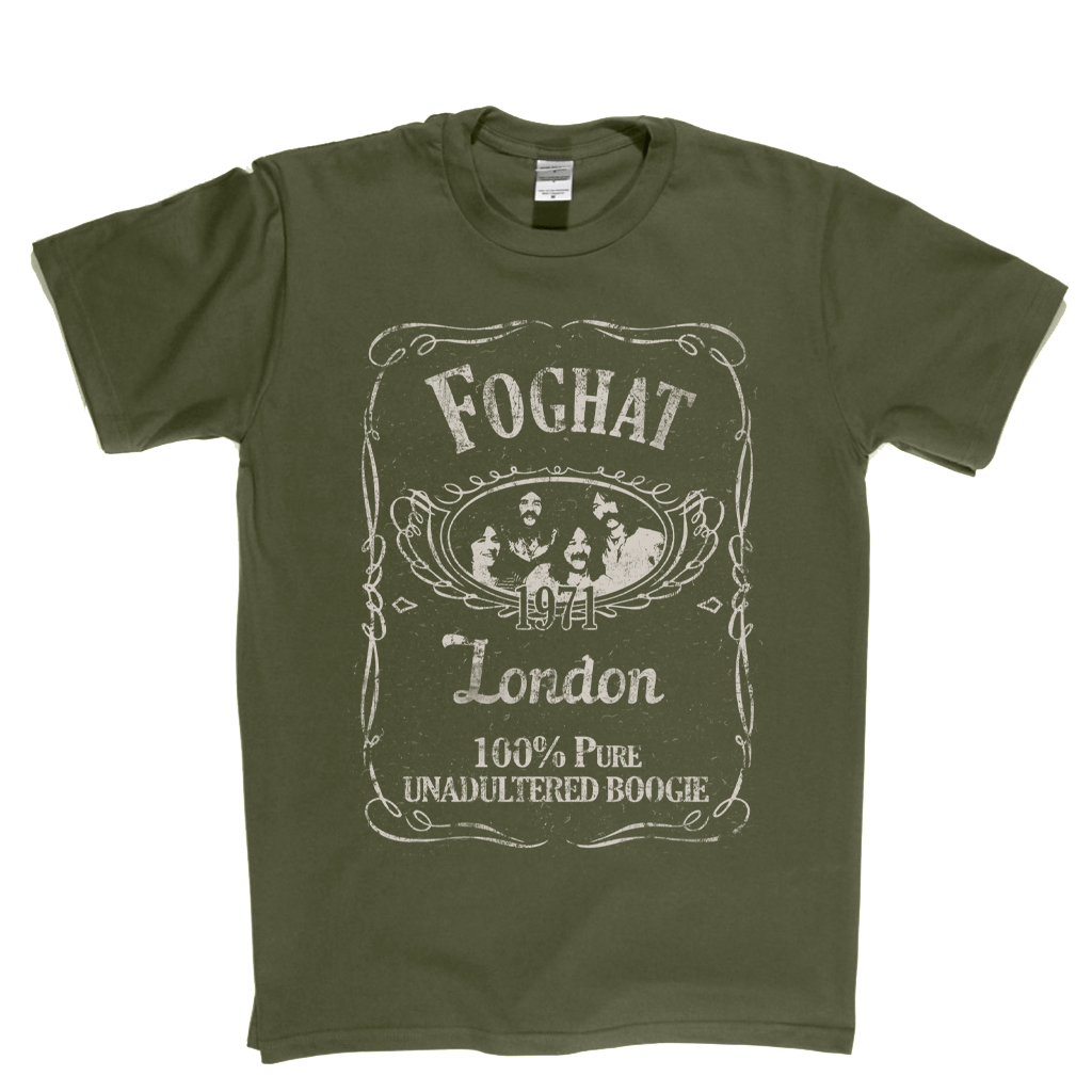 Foghat Liquor Label T-Shirt