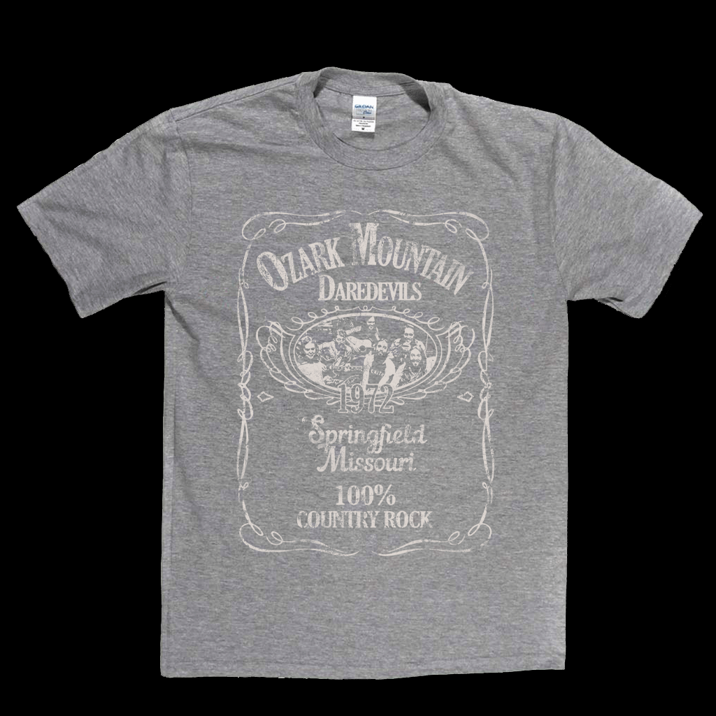 Ozark Mountain Daredevils Liquor Label T-Shirt