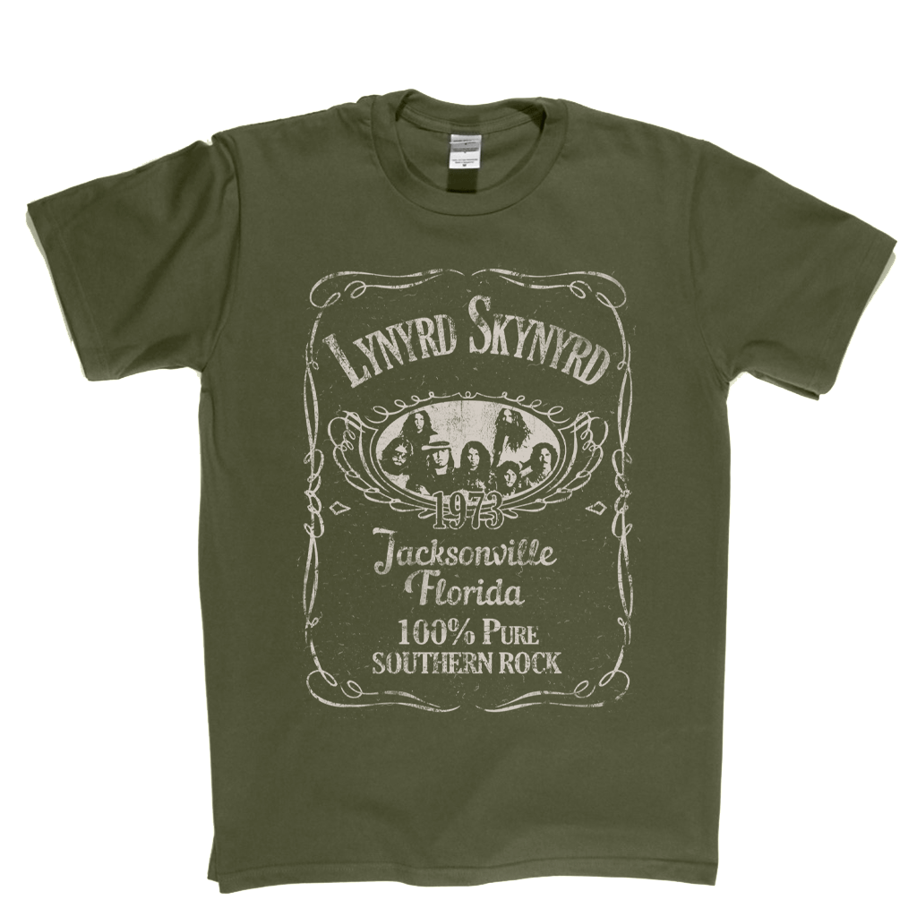 Lynyrd Skynyrd Liquor Label T-Shirt