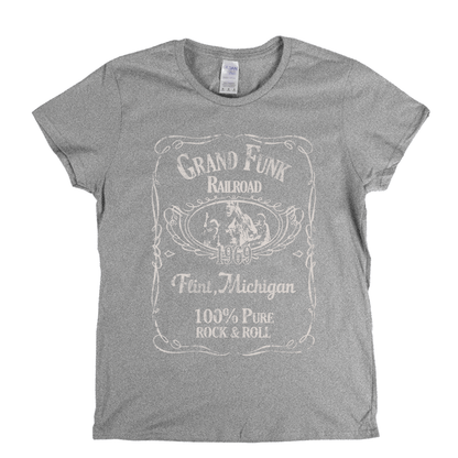 Grand Funk Railroad Liquor Label Womens T-Shirt