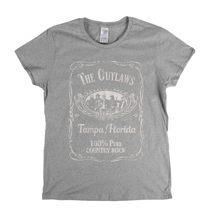 The Outlaws Liquor Label Womens T-Shirt