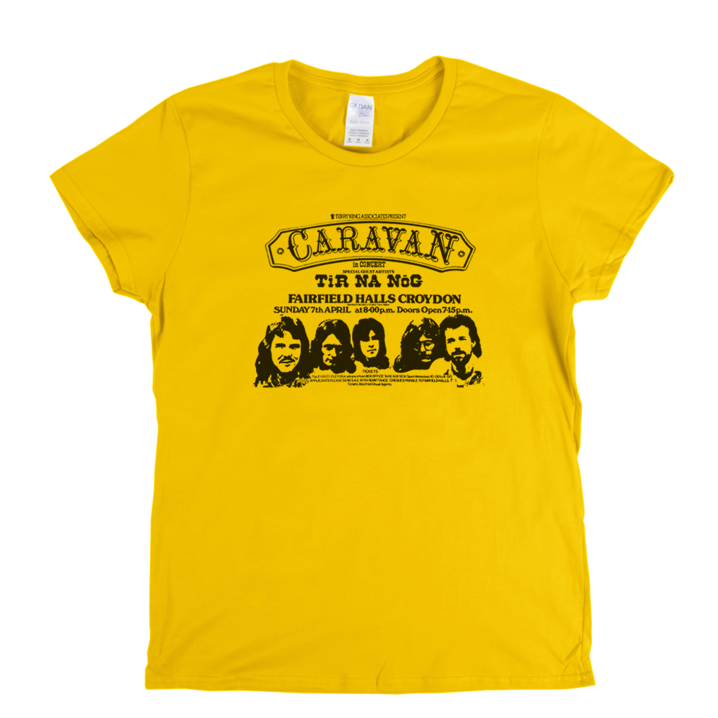 Caravan Tir Na Nog Ticket Womens T-Shirt