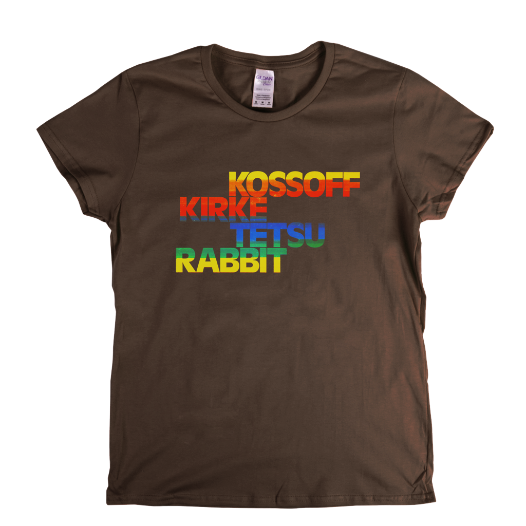 Kossoff Kirke Tetsu Rabbit Album Womens T-Shirt