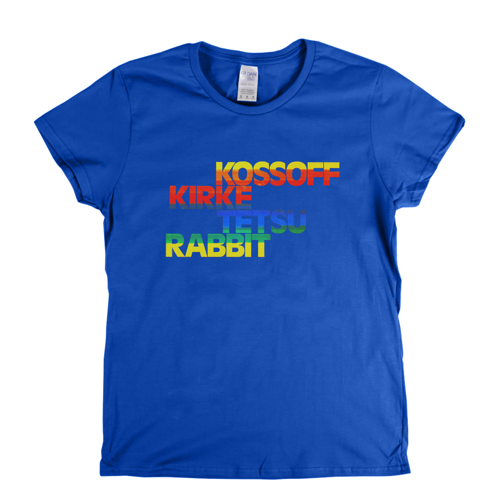 Kossoff Kirke Tetsu Rabbit Album Womens T-Shirt