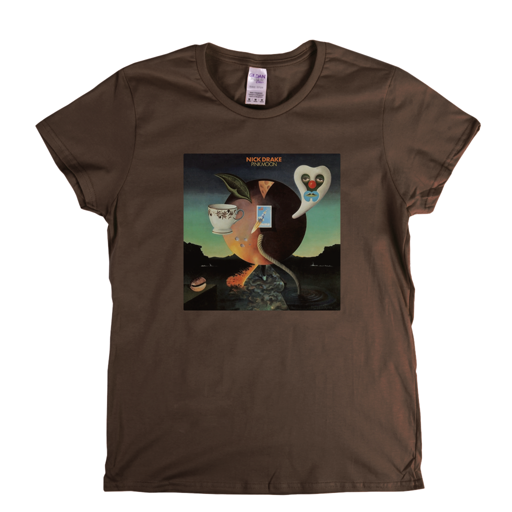 Nick Drake Pink Moon Womens T-Shirt