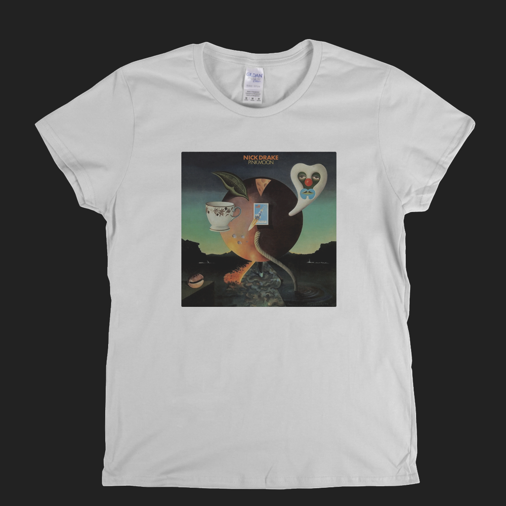 Nick Drake Pink Moon Womens T-Shirt