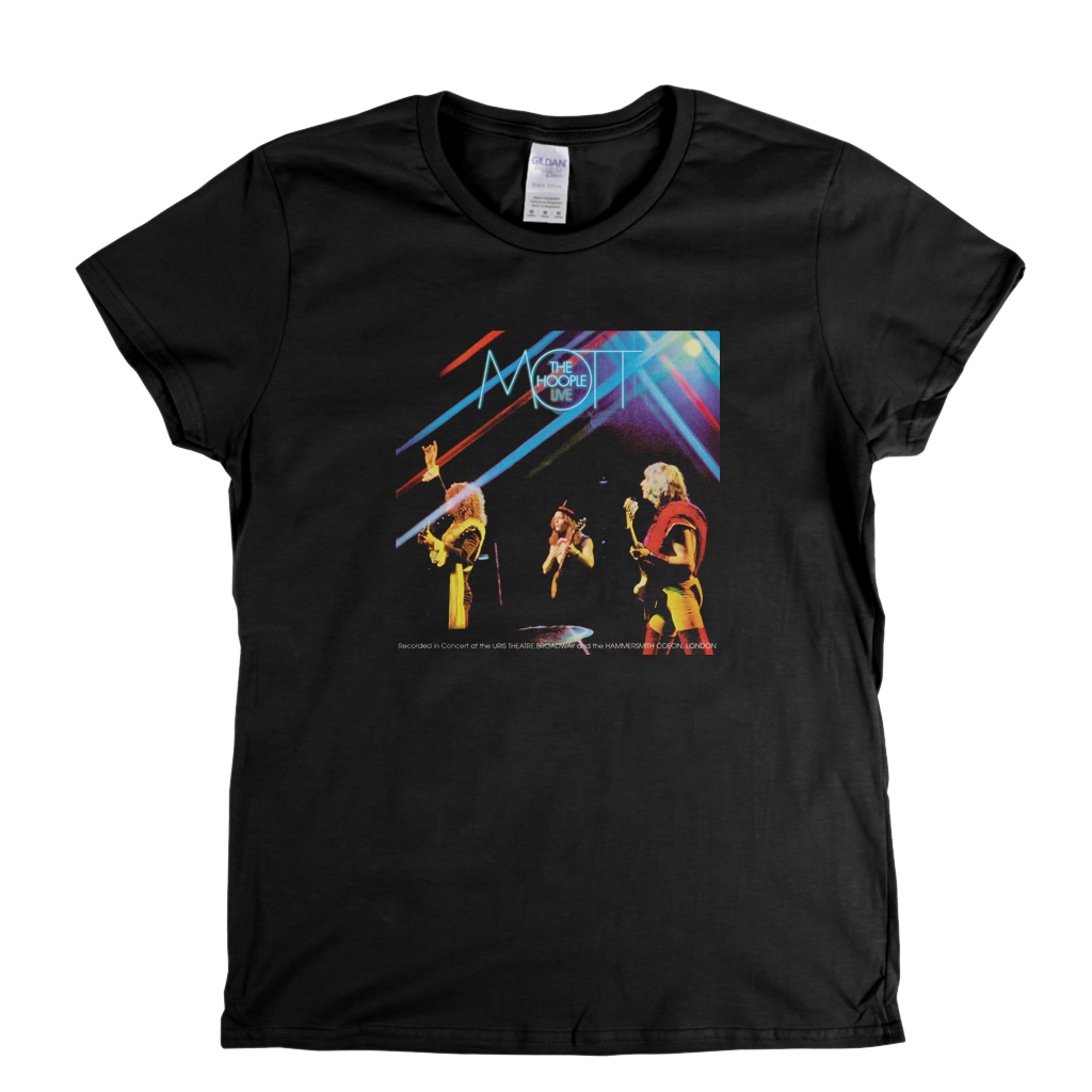 Mott The Hoople Live Womens T-Shirt