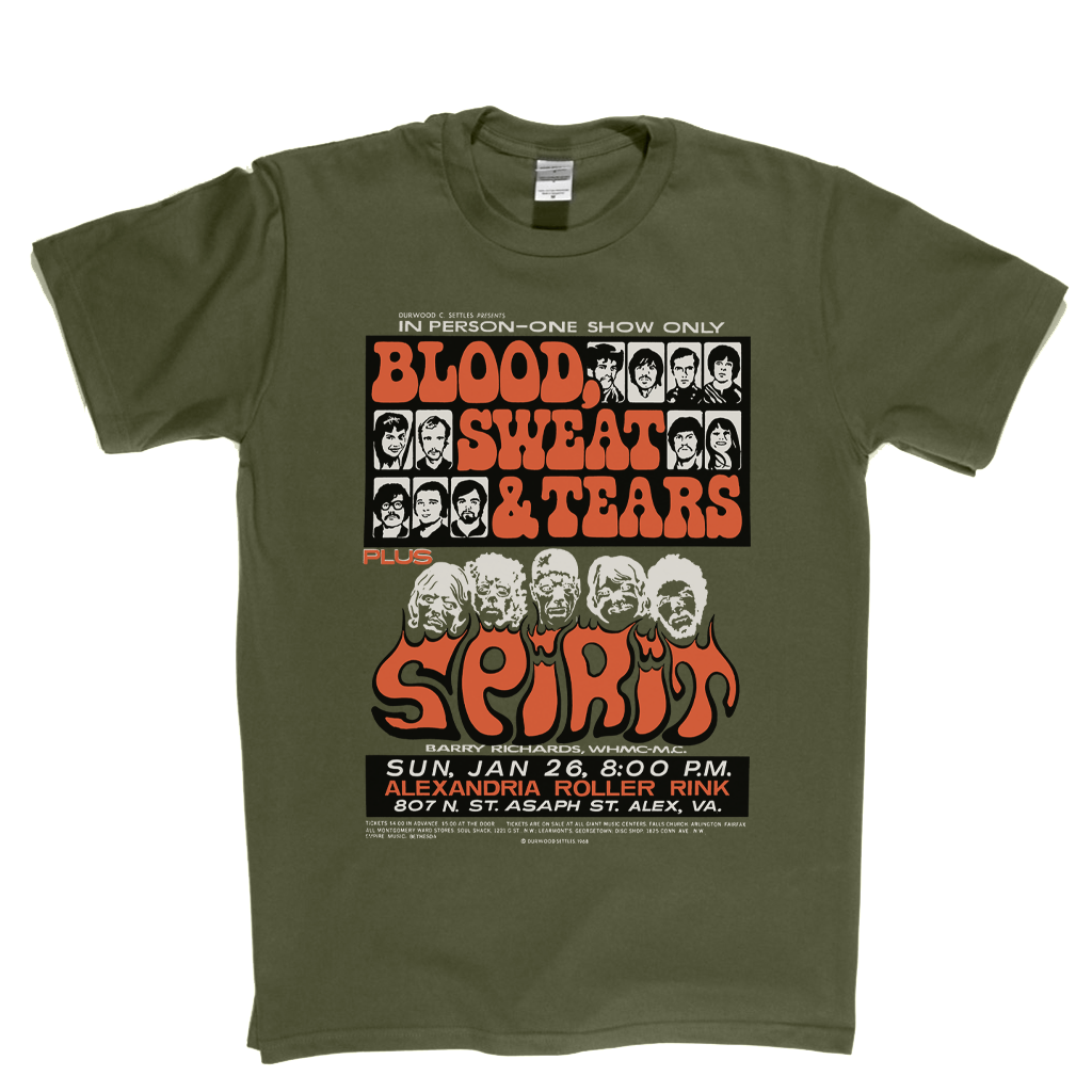 Blood Sweat & Tears Spirit Poster T-Shirt