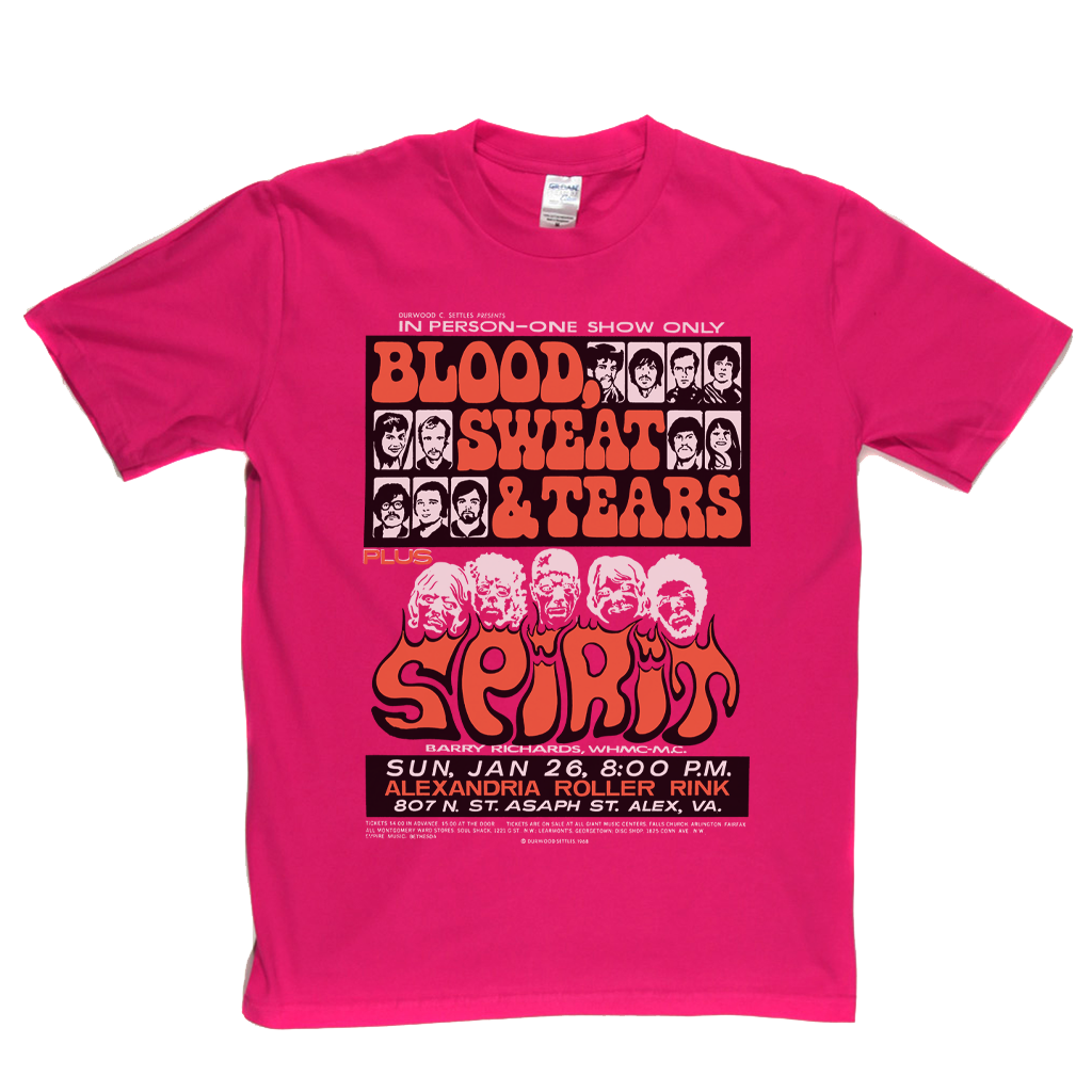 Blood Sweat & Tears Spirit Poster T-Shirt