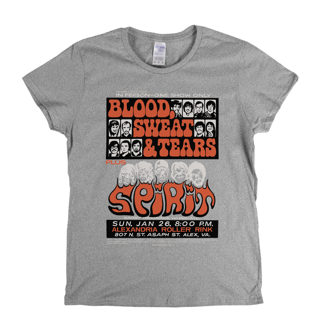 Blood Sweat And Tears Spirit Poster Womens T-Shirt