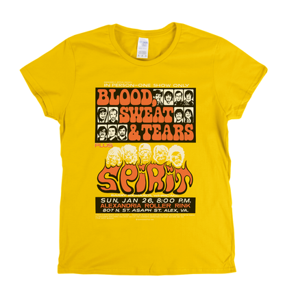 Blood Sweat And Tears Spirit Poster Womens T-Shirt