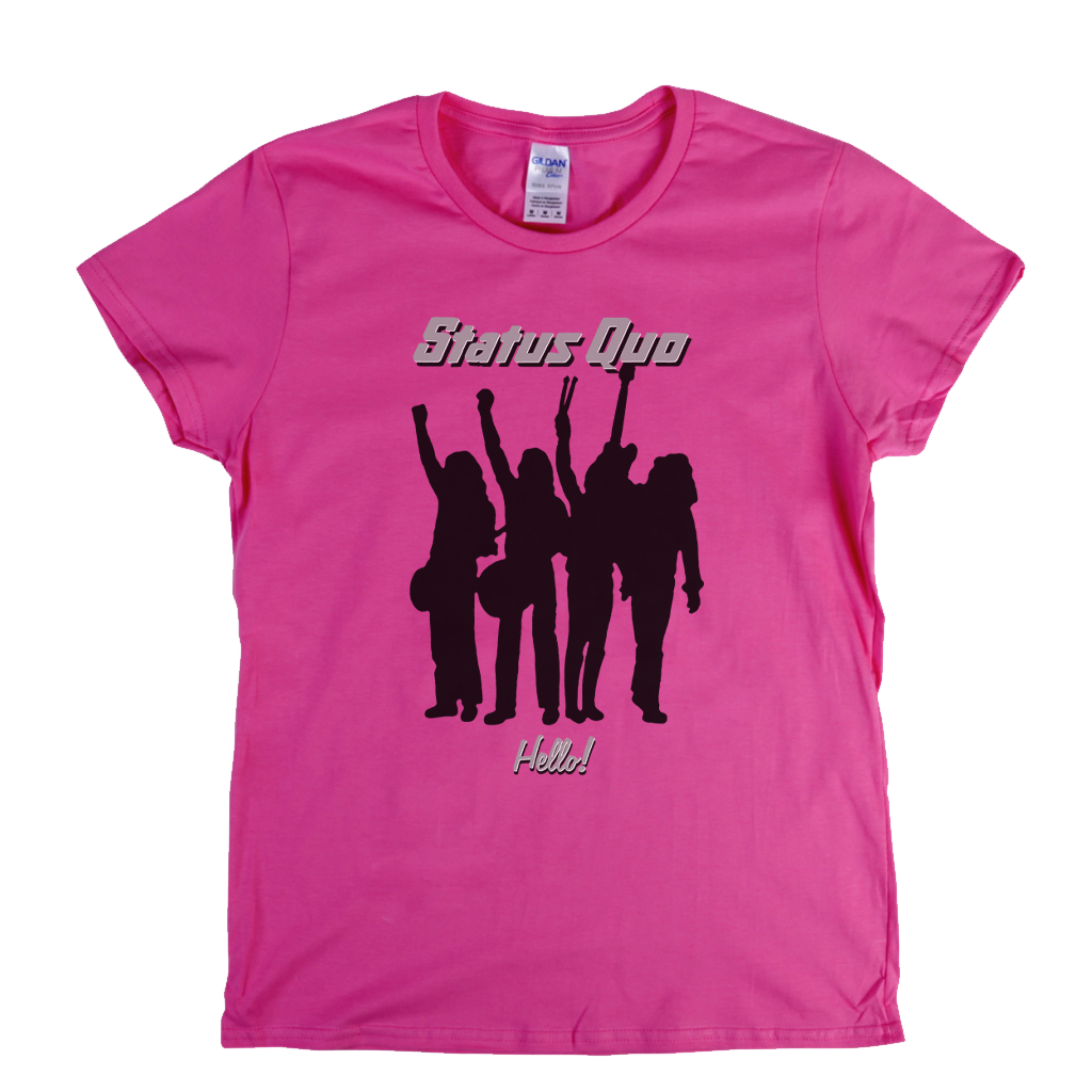 Status Quo Hello Womens T-Shirt