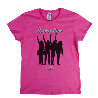 Status Quo Hello Womens T-Shirt