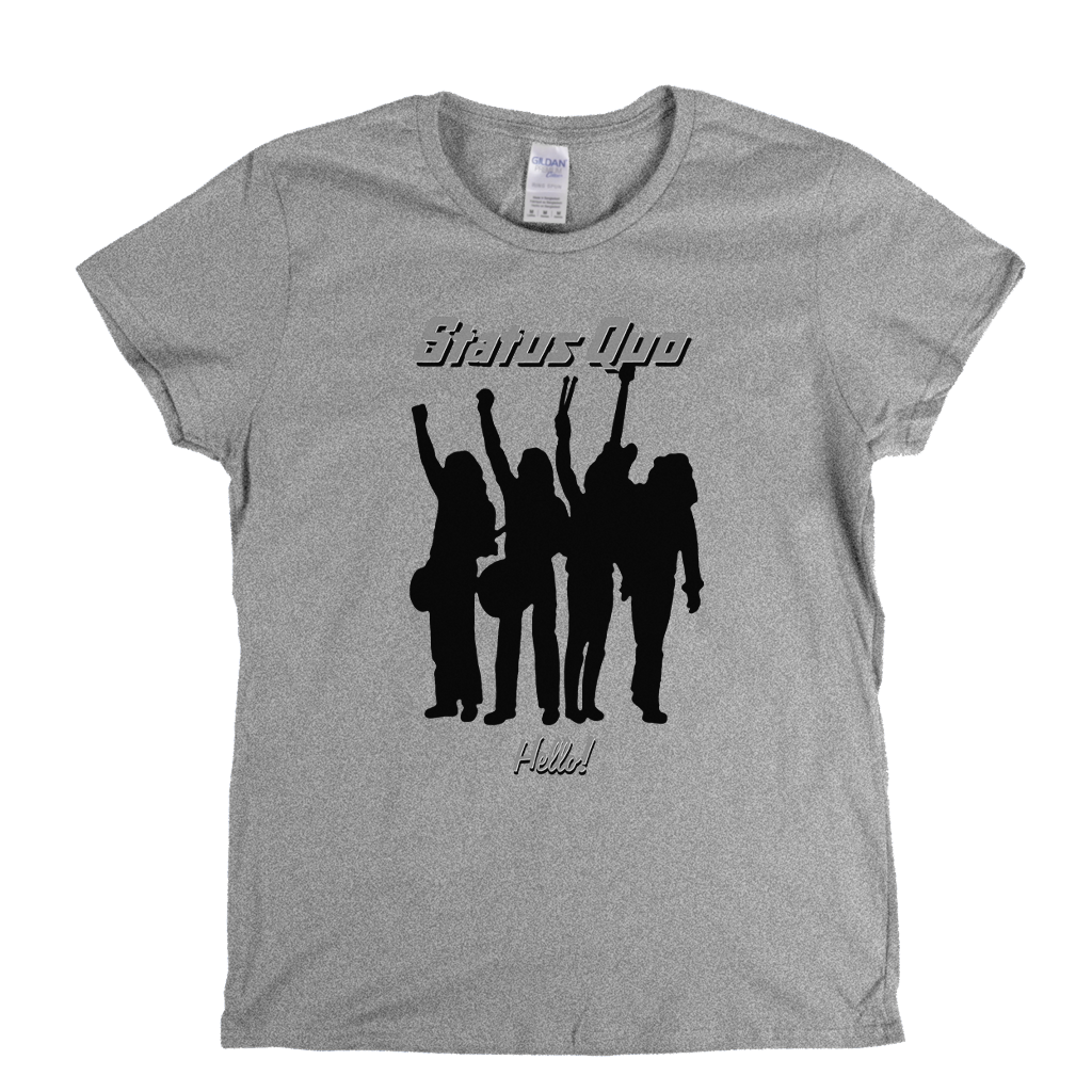 Status Quo Hello Womens T-Shirt