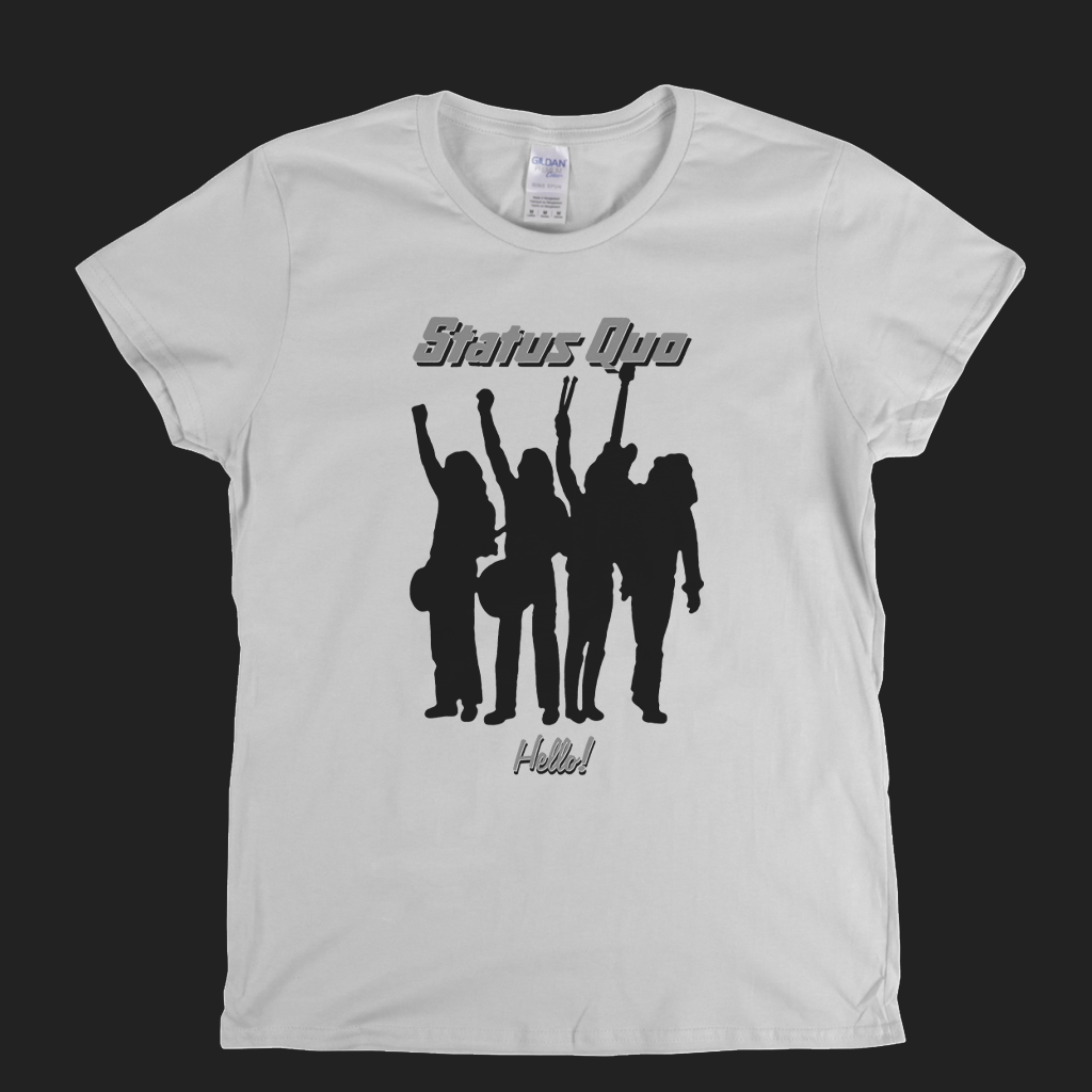 Status Quo Hello Womens T-Shirt