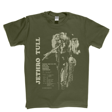 Jethro Tull Kitchener Gig Poster T-Shirt