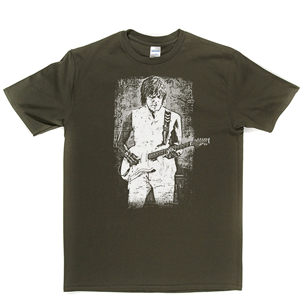 Jeff Beck Print T Shirt