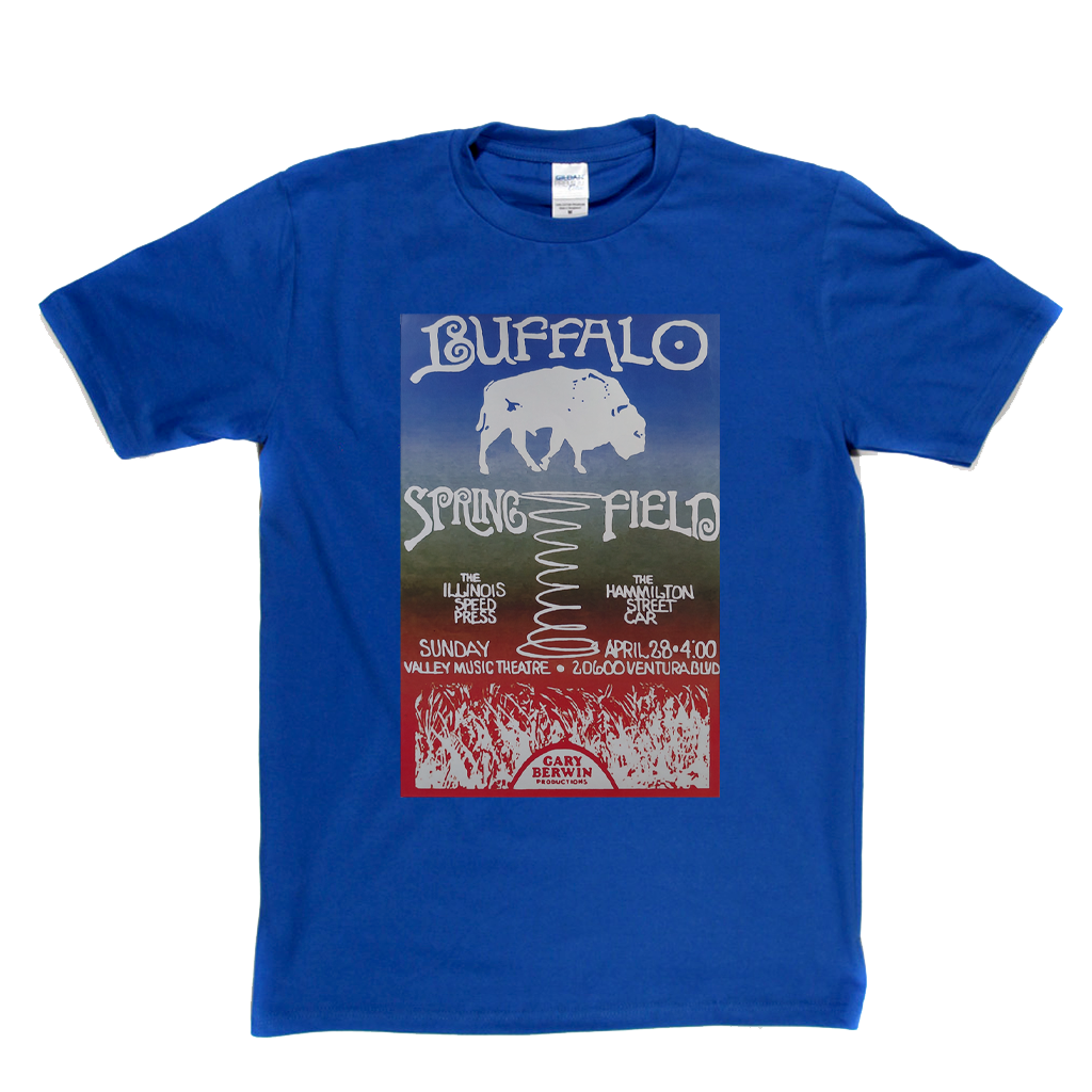 Buffalo Springfield Gig Poster T-Shirt