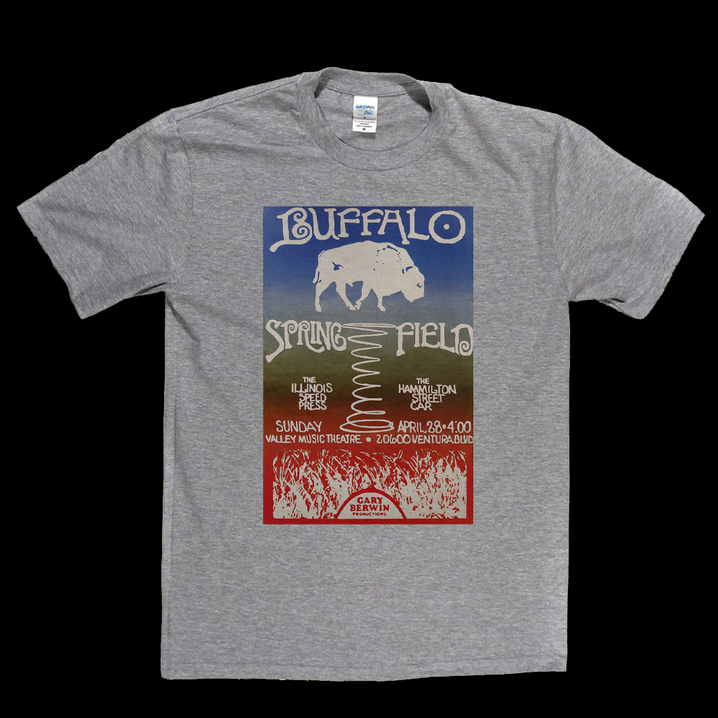 Buffalo Springfield Gig Poster T-Shirt