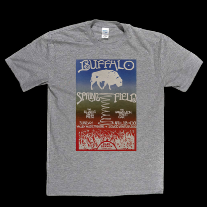 Buffalo Springfield Gig Poster T-Shirt