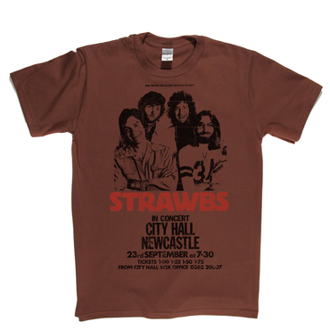 Strawbs Newcastle City Hall Poster T-Shirt