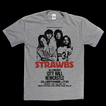 Strawbs Newcastle City Hall Poster T-Shirt