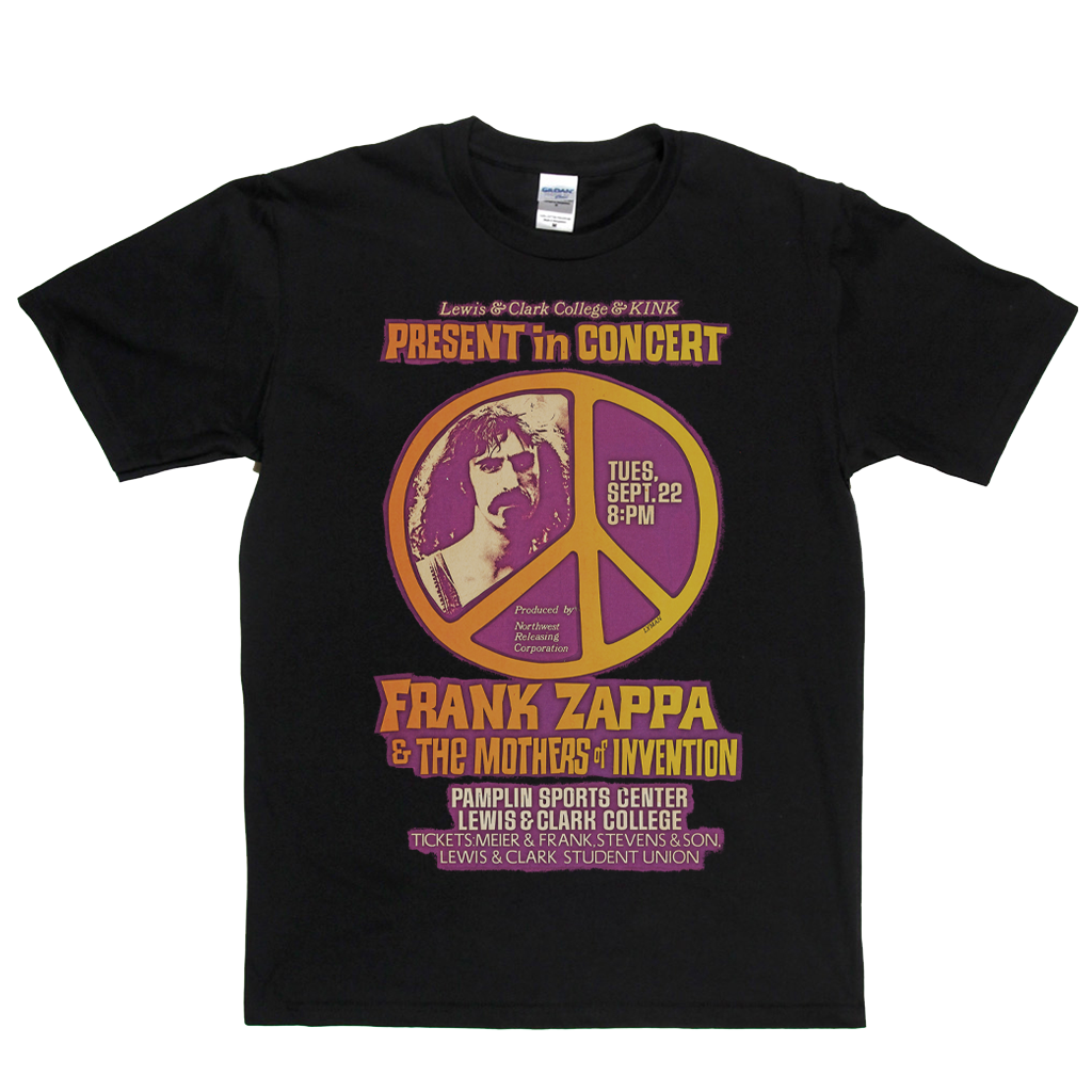 Frank Zappa And The Mothers Of Invention Concert Poster T-Shirt