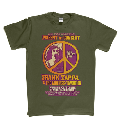 Frank Zappa And The Mothers Of Invention Concert Poster T-Shirt