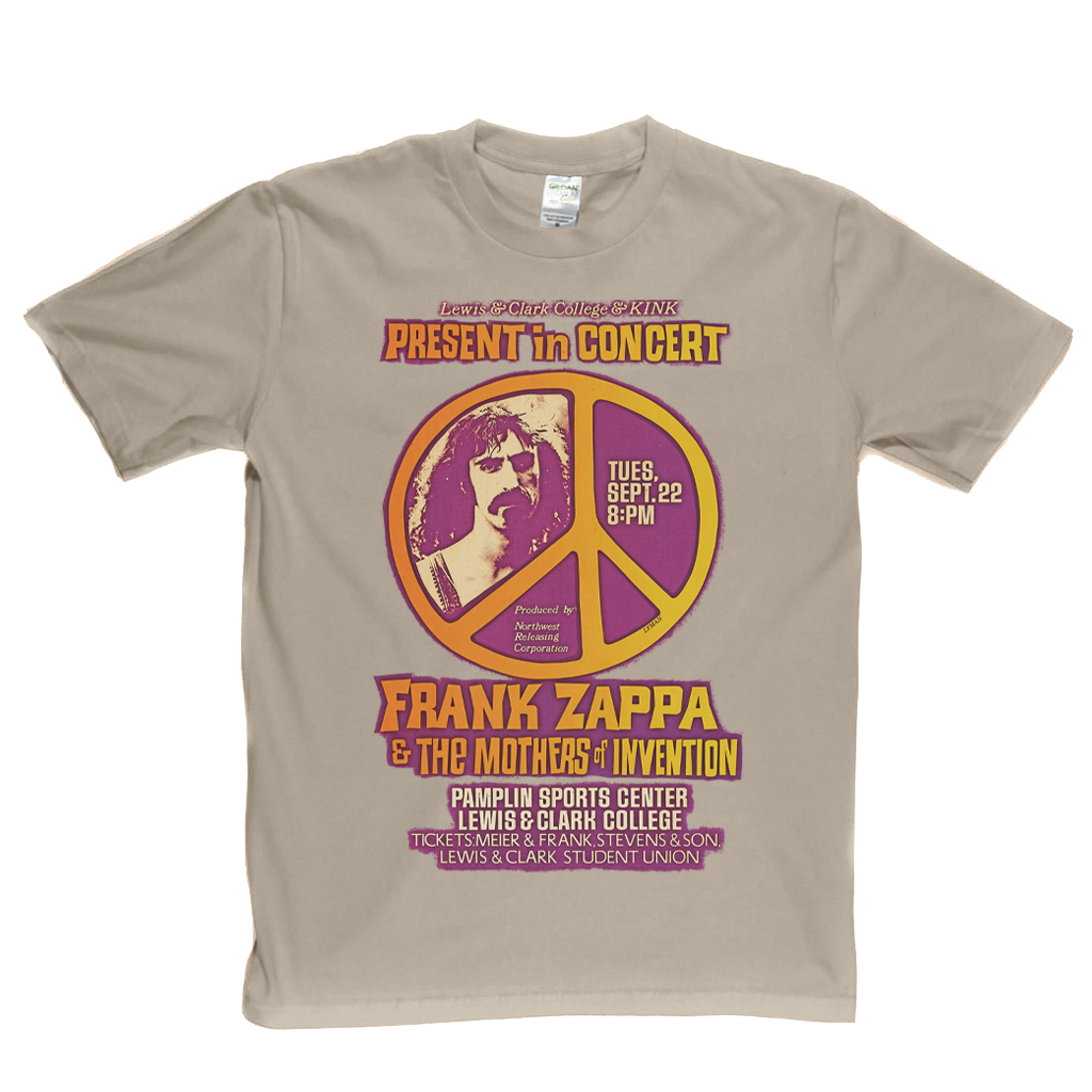 Frank Zappa And The Mothers Of Invention Concert Poster T-Shirt