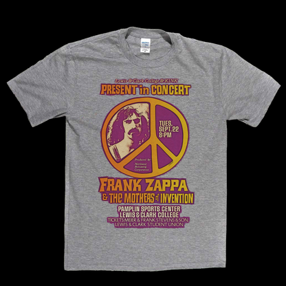 Frank Zappa And The Mothers Of Invention Concert Poster T-Shirt