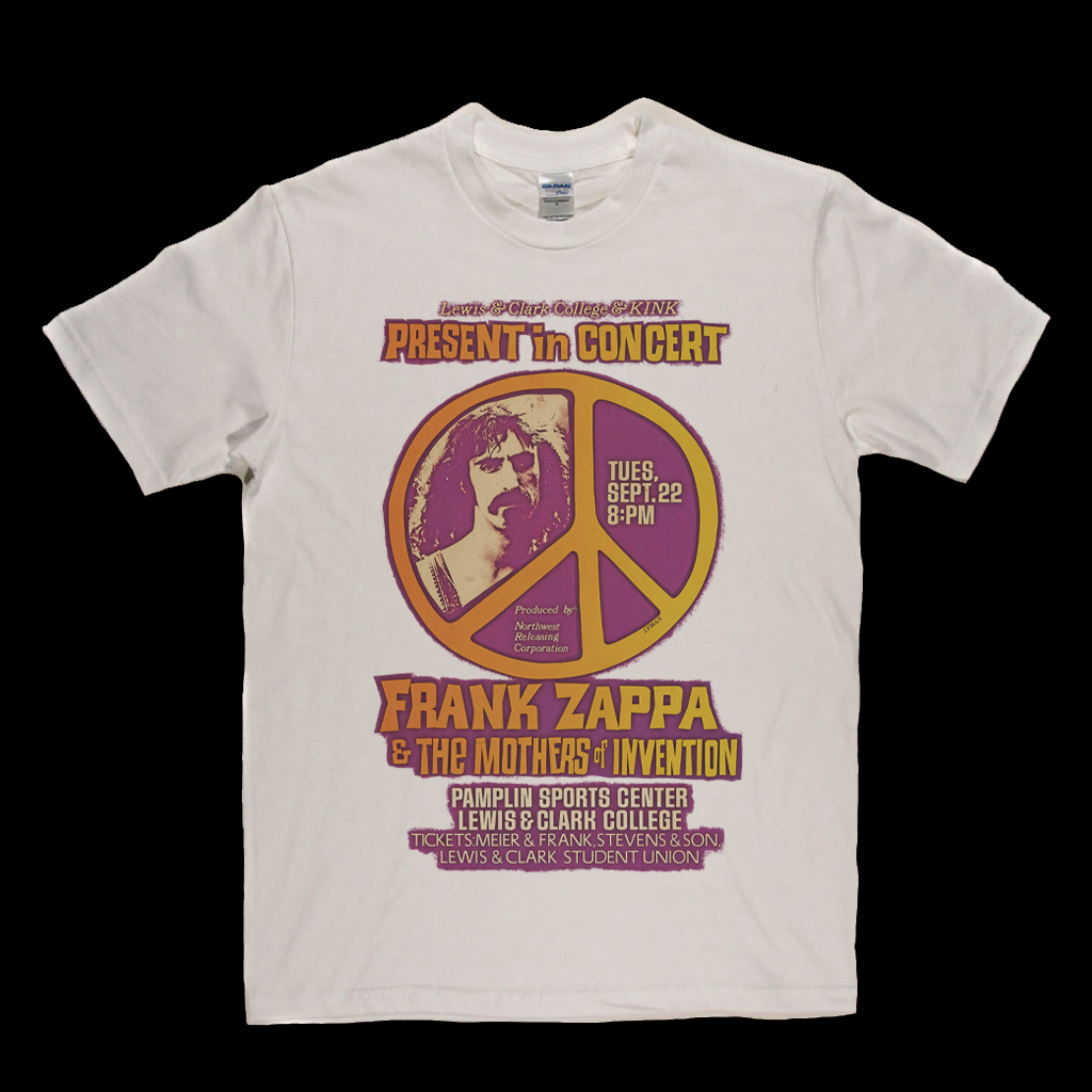 Frank Zappa And The Mothers Of Invention Concert Poster T-Shirt