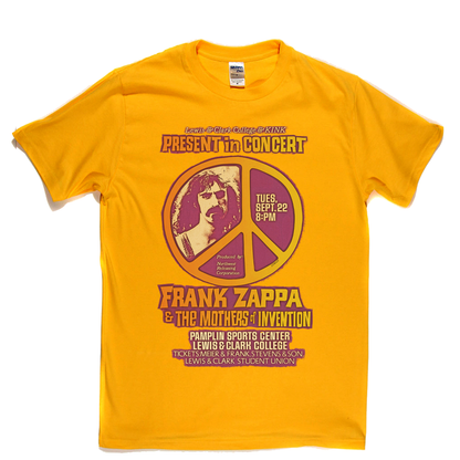 Frank Zappa And The Mothers Of Invention Concert Poster T-Shirt