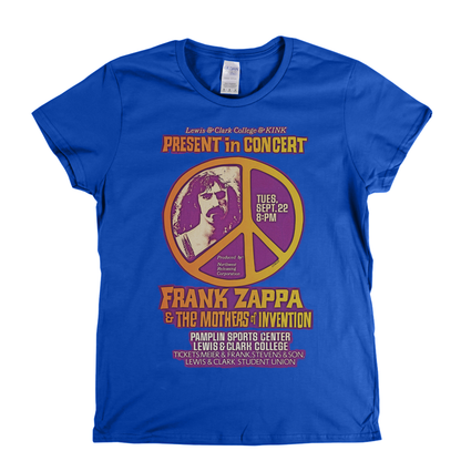 Frank Zappa And The Mothers Of Invention Concert Poster Womens T-Shirt