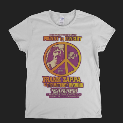 Frank Zappa And The Mothers Of Invention Concert Poster Womens T-Shirt