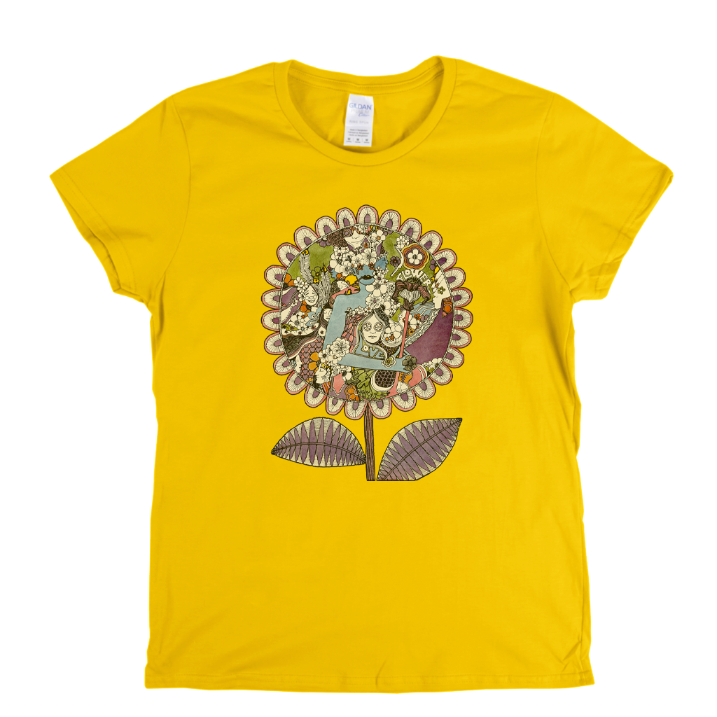 Flower Power Love Womens T-Shirt