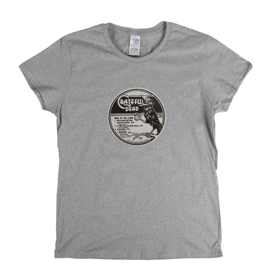 Grateful Dead Wake Of The Flood Label Womens T-Shirt