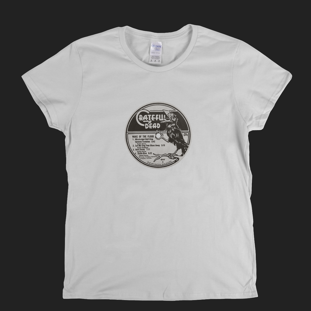 Grateful Dead Wake Of The Flood Label Womens T-Shirt