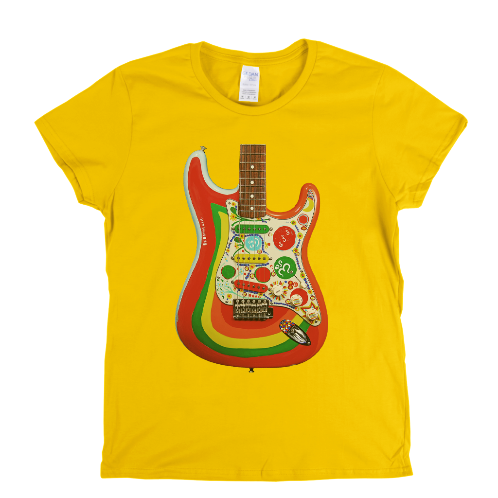 George Harrisons Rocky Guitar Womens T-Shirt