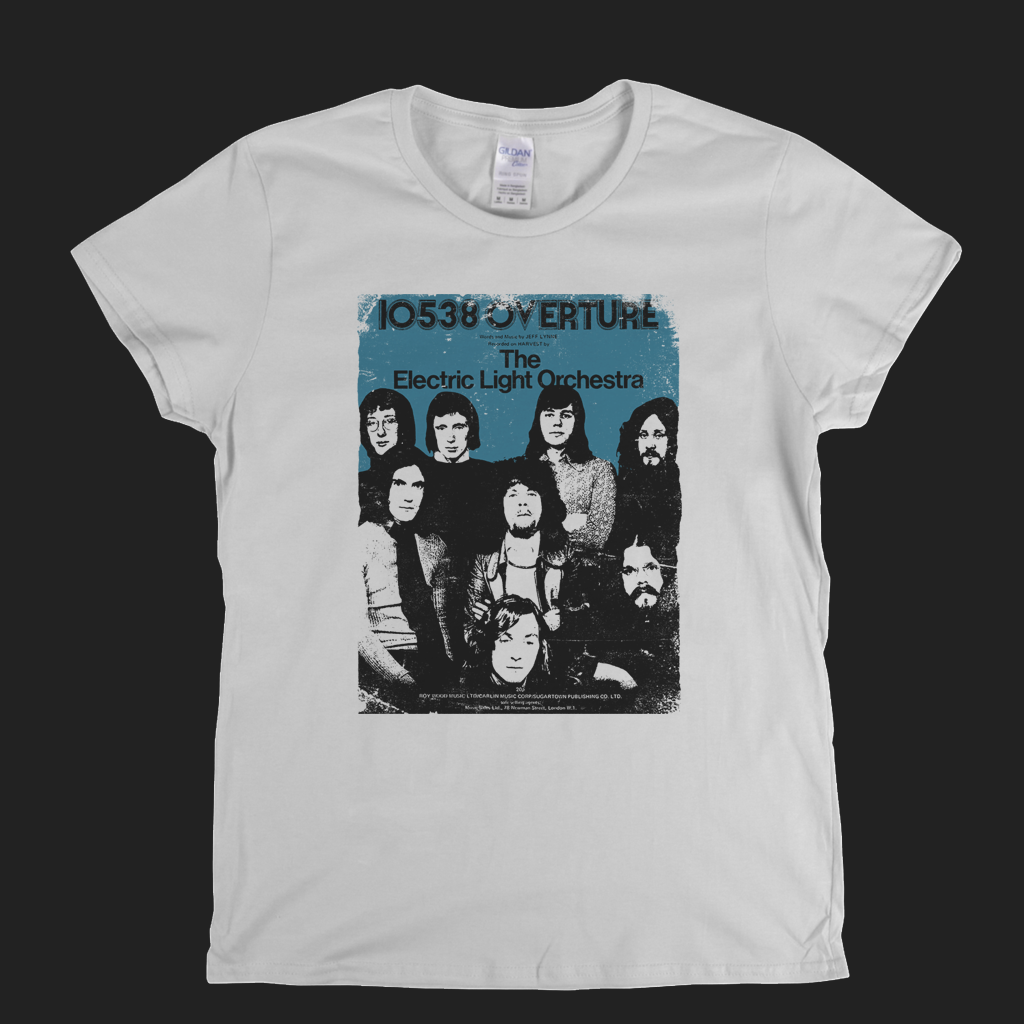 The Electric Light Orchestra 10538 Overture Womens T-Shirt