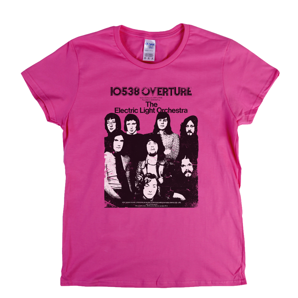 The Electric Light Orchestra 10538 Overture Womens T-Shirt