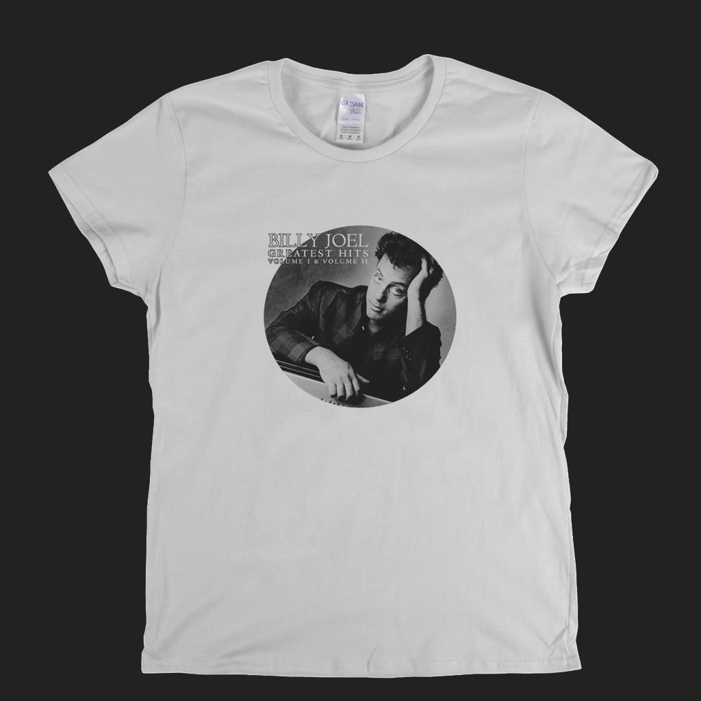 Billy Joel Greatest Hits Vol 1 & 2 Womens T-Shirt