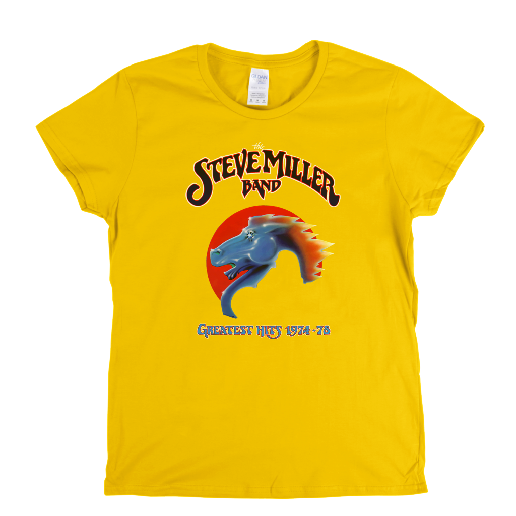 Steve Miller Band Greatest Hits 1974-78 Womens T-Shirt