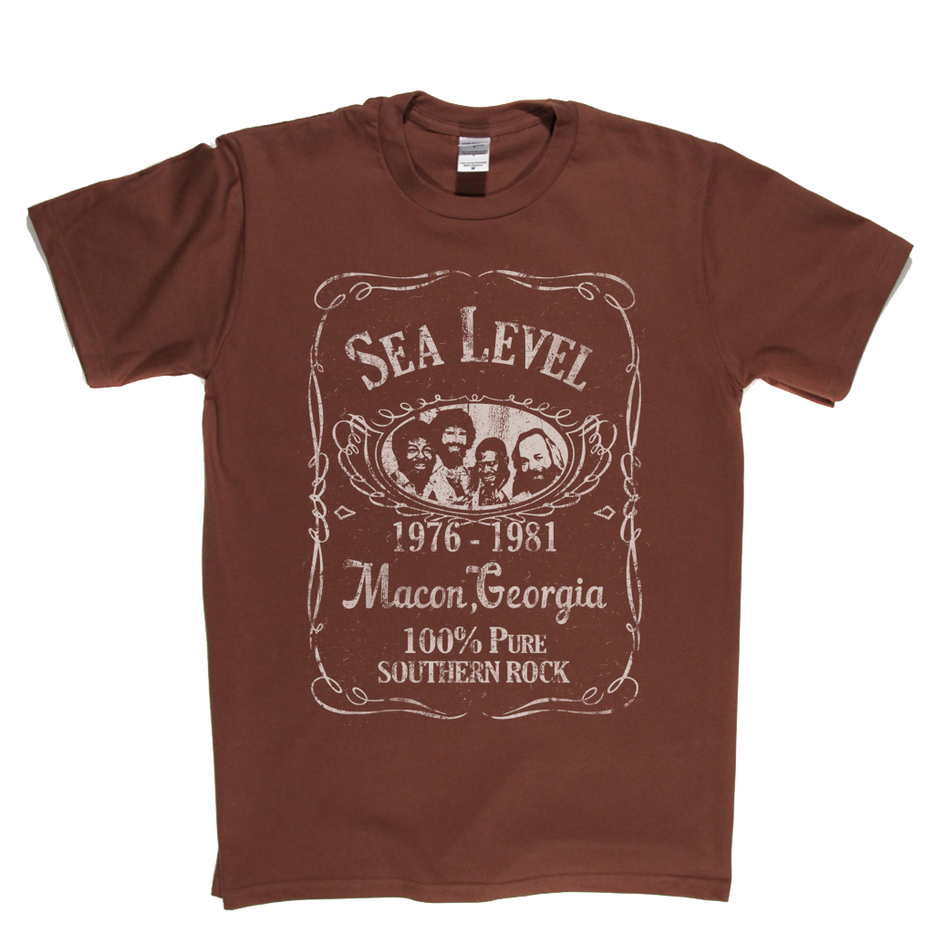 Sea Level Liquor Label T-Shirt