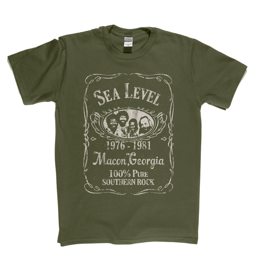 Sea Level Liquor Label T-Shirt