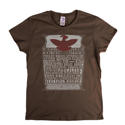 Thunderbird Peace Festival 1969 Womens T-Shirt