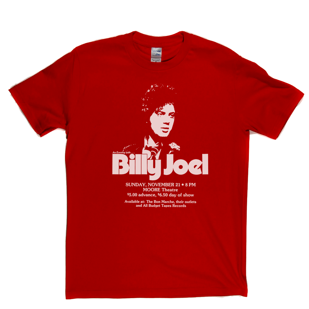 Billy Joel Gig Poster T-Shirt