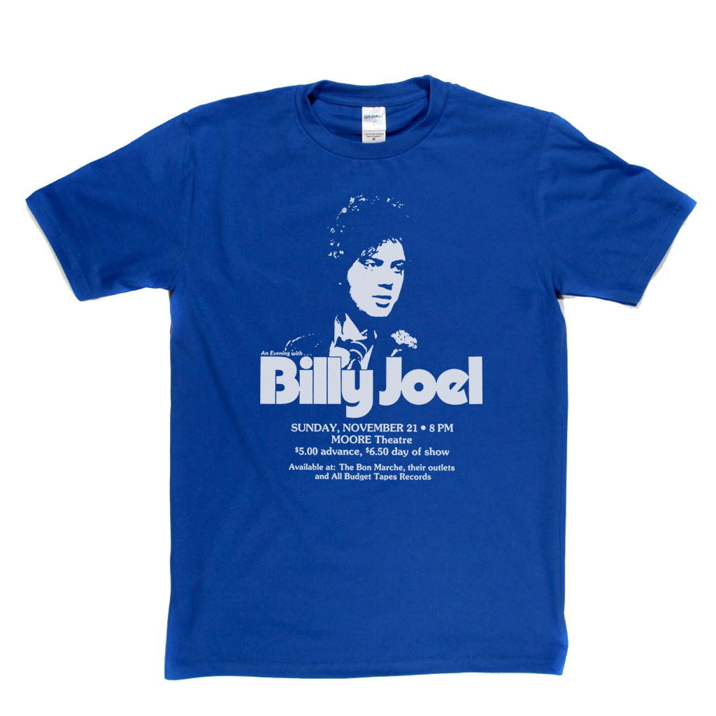 Billy Joel Gig Poster T-Shirt