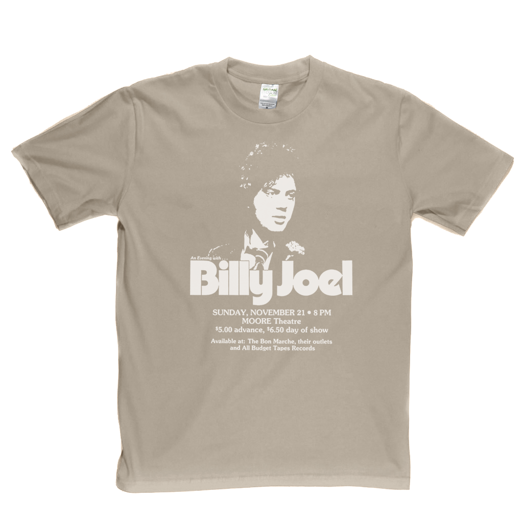 Billy Joel Gig Poster T-Shirt