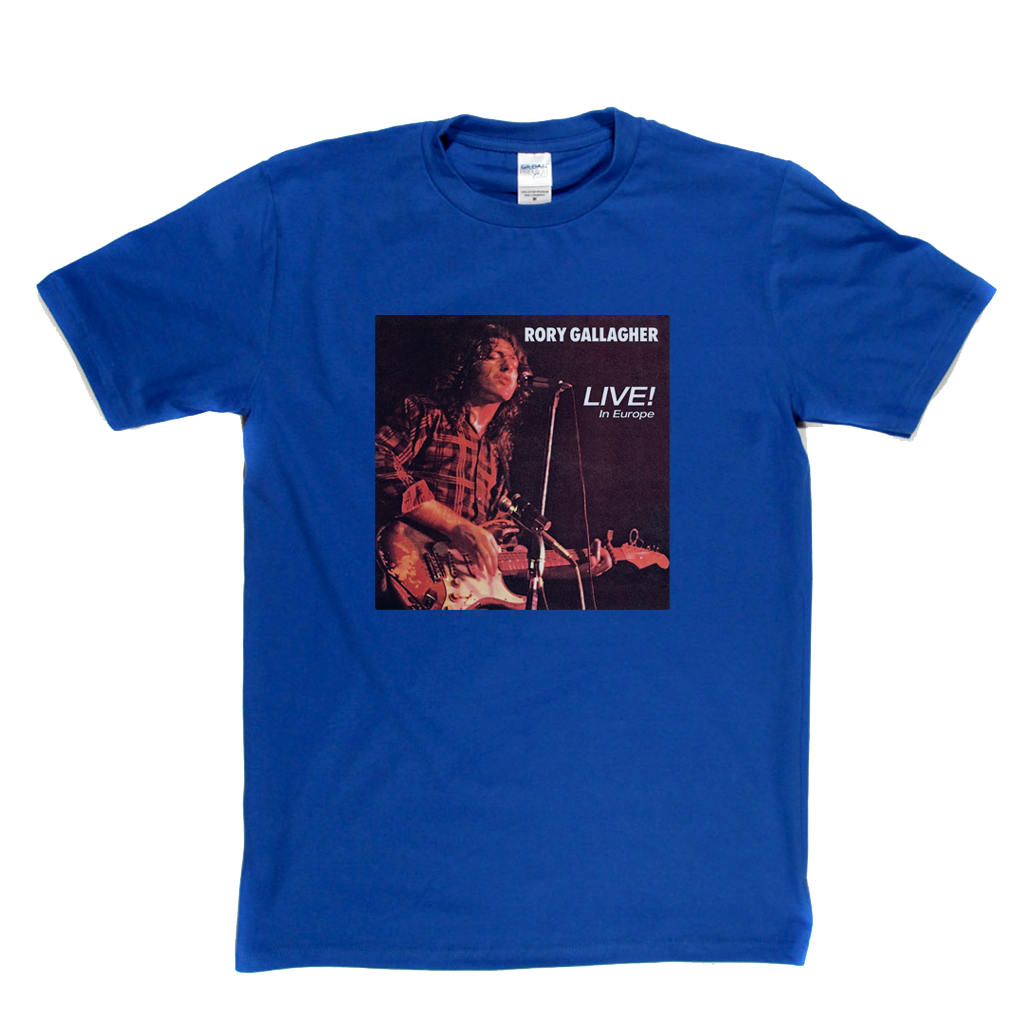 Rory Gallagher Live In Europe T-Shirt