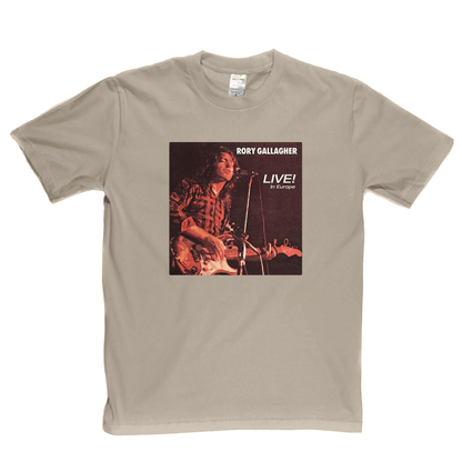 Rory Gallagher Live In Europe T-Shirt